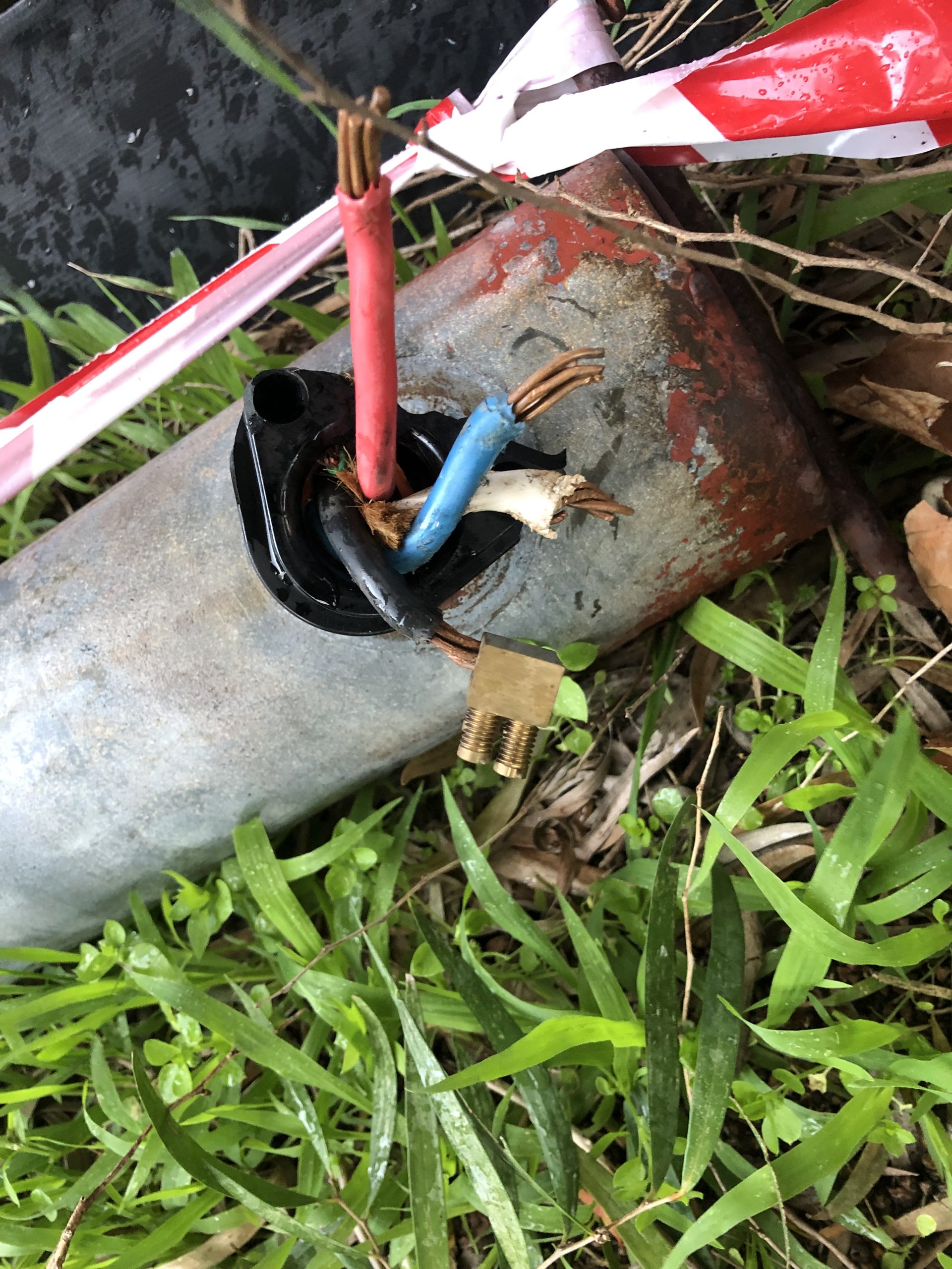 Rusted pole replacement - Subdivision Power Distribution